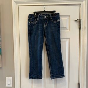 L.A. Idol Blue Cropped Jeans